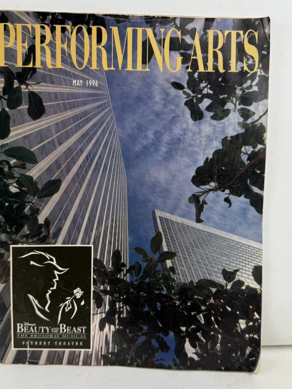 Performing Arts Program May 1996 Disney Beauty and the Beast Shubert Theatre LA